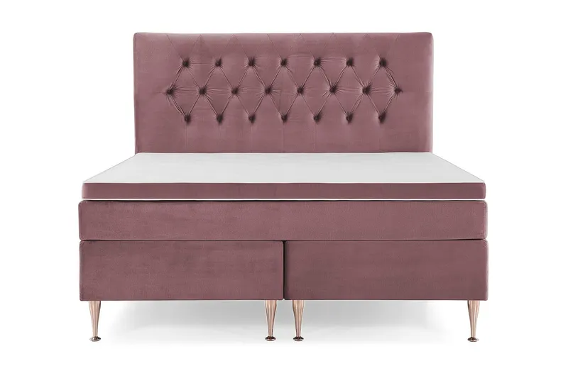Royal Velvet Komplett Sängpaket 180x200 cm - Rosa med Höga Rosében — Rosa med Höga Rosében