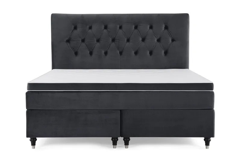 Royal Velvet Kontinentalsäng 160x200 cm - Svart (Art.nr 243166) — Svart