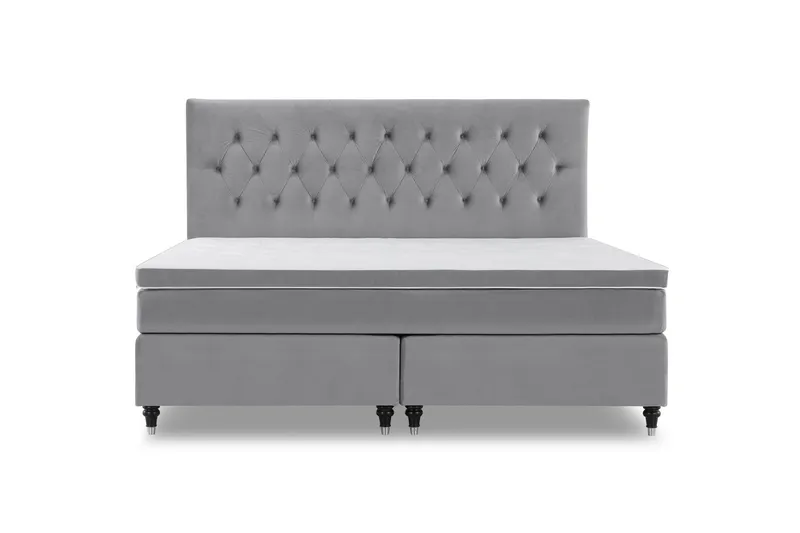 Royal Velvet Kontinentalsäng 210x210 cm - Ljusgrå (Art.nr 243220) — Ljusgrå