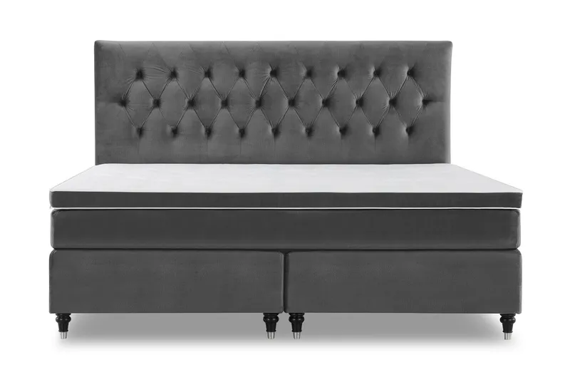 Royal Velvet Kontinentalsäng 210x210 cm - Mörkgrå (Art.nr 243229) — Mörkgrå