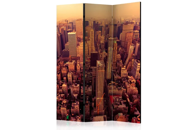 Rumsavdelare - Bird Eye View Of Manhattan 135x172 - Artgeist sp. z o. o. — Artgeist sp. z o. o.