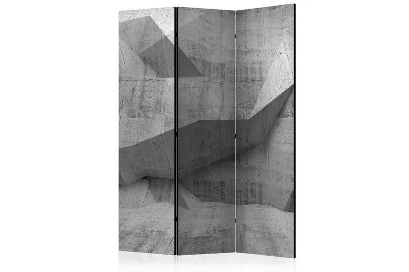 Rumsavdelare Concrete Geometry 135x172 - Artgeist sp. z o. o. — Artgeist sp. z o. o.