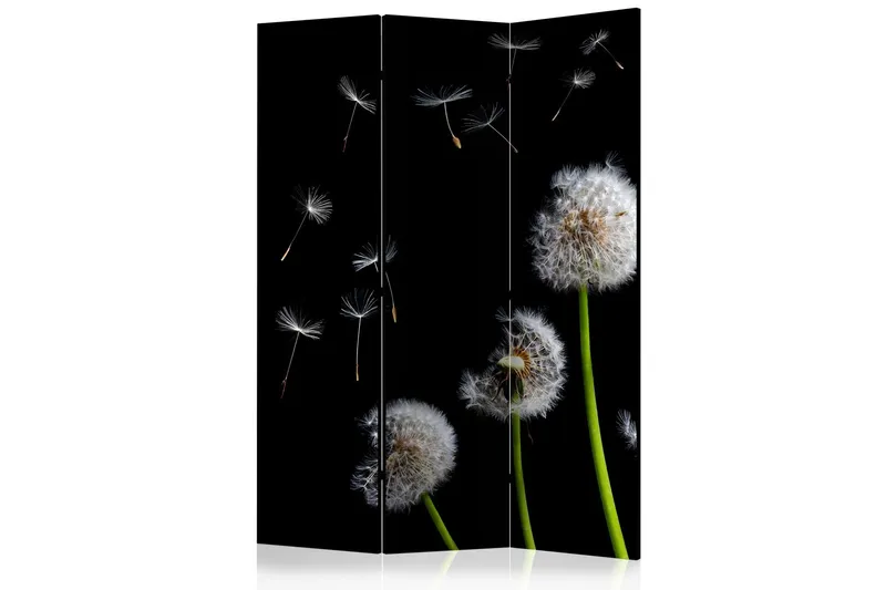 Rumsavdelare - Dandelions in the wind 135x172 - Artgeist sp. z o. o. — Artgeist sp. z o. o.