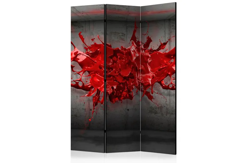 Rumsavdelare Red Ink Blot 135x172 - Artgeist sp. z o. o. — Artgeist sp. z o. o.