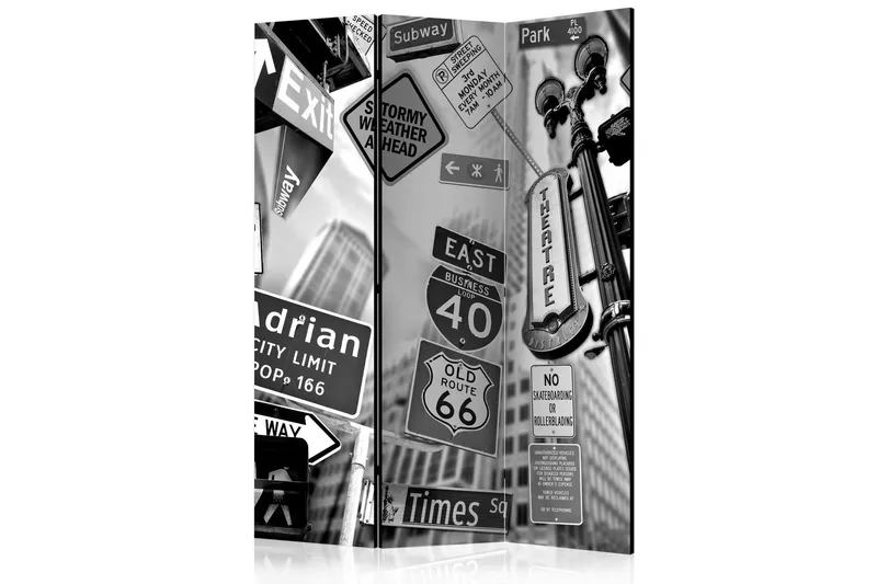 Rumsavdelare Roads To Manhattan 135x172 cm - Artgeist sp. z o. o. — Artgeist sp. z o. o.