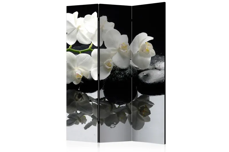 Rumsavdelare Spa, Stones and Orchid 135x172 cm - Artgeist sp. z o. o. — Artgeist sp. z o. o.