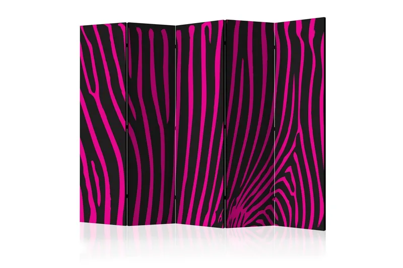 Rumsavdelare Zebra Pattern Violet II 225x172 cm - Artgeist sp. z o. o. — Artgeist sp. z o. o.