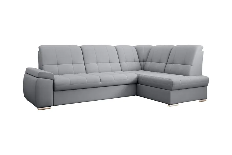 Sajana Bäddsoffa m. Schäslong 3-sits - Grå (Art.nr 1722567) — Grå