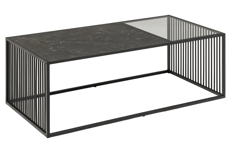 Saklani Soffbord 120x60 cm - Svart — Svart
