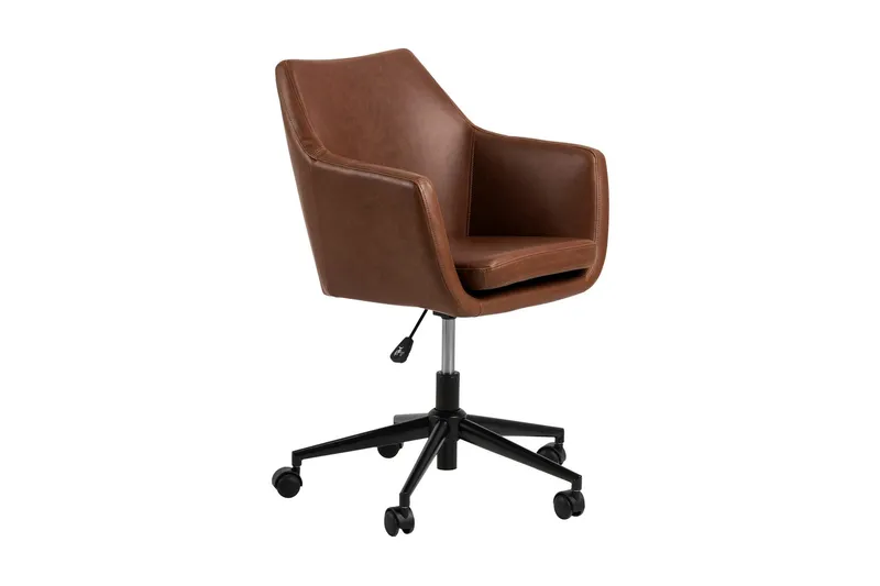 Samlar Kontorsstol Vintage - Brun/Svart — Brun/Svart