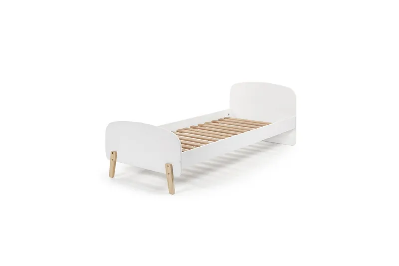 Säng med nattduksbord Kiddy Vit - Vit — Vit