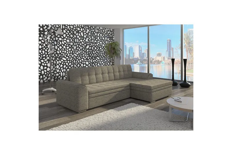 Sektion Eltap Conforti 275x165x78 cm - Berlin 01, Grå, Höger — Berlin 01, Grå, Höger