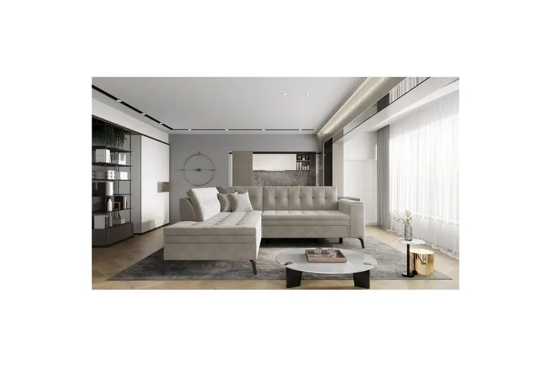 Sektion Eltap Lanvin 260x210x93 cm - Sola 18, Vänster — Sola 18, Vänster