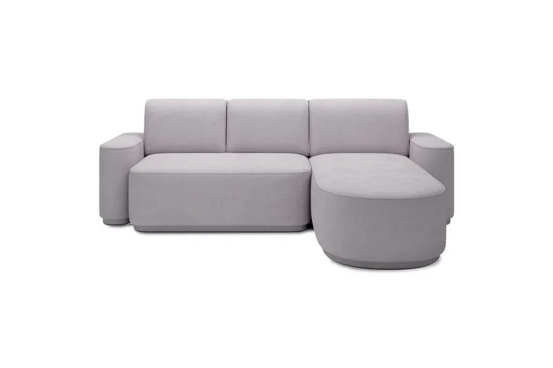 Sektionssoffa Eltap Aurumm 285x92x180 cm - Touch 03, Ljusgrå, Höger — Touch 03, Ljusgrå, Höger