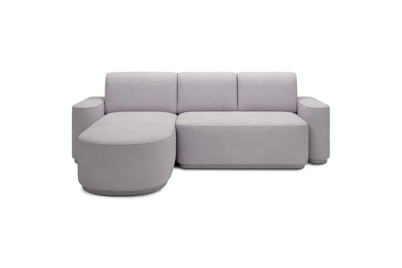 Sektionssoffa Eltap Aurumm 285x92x180 cm - Touch 03, Ljusgrå, Vänster — Touch 03, Ljusgrå, Vänster