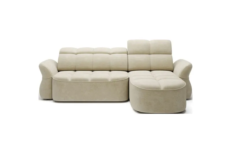 Sektionssoffa Eltap Beneth 301x115x185 cm - Monolith 04, Beige, Höger — Monolith 04, Beige, Höger