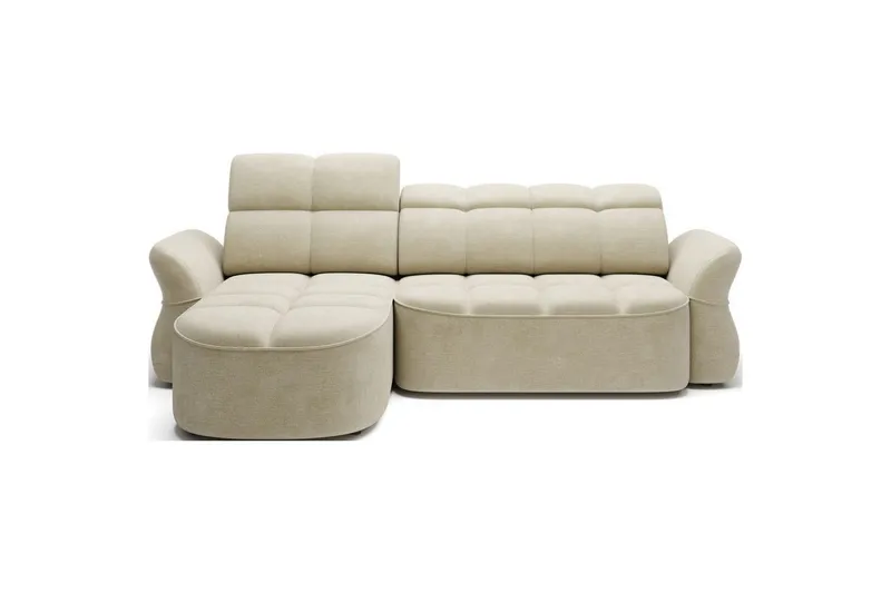 Sektionssoffa Eltap Beneth 301x115x185 cm - Monolith 04, Beige, Vänster — Monolith 04, Beige, Vänster