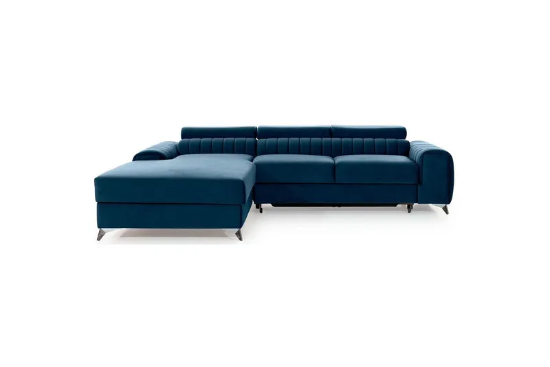 Sektionssoffa Eltap Grayson 278x205x92 cm - Nube 40, Blå, Vänster — Nube 40, Blå, Vänster