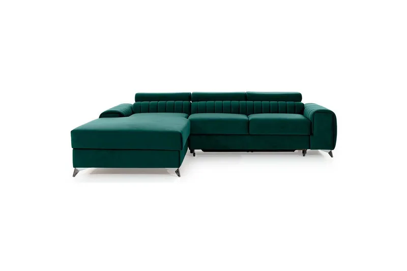 Sektionssoffa Eltap Grayson 278x205x92 cm - Velvetmat 38, Vänster — Velvetmat 38, Vänster