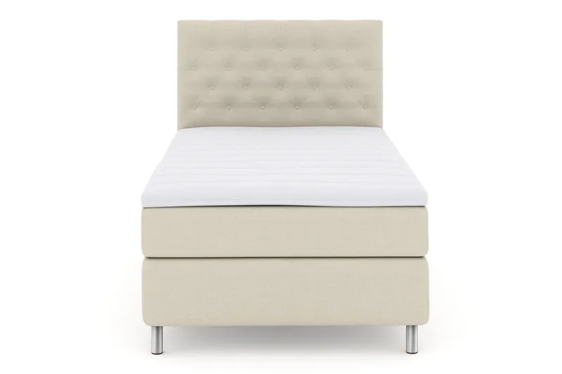Select No 3 Komplett Sängpaket 120x200 Fast - Beige/Metall (Art.nr 247451) — Beige/Metall