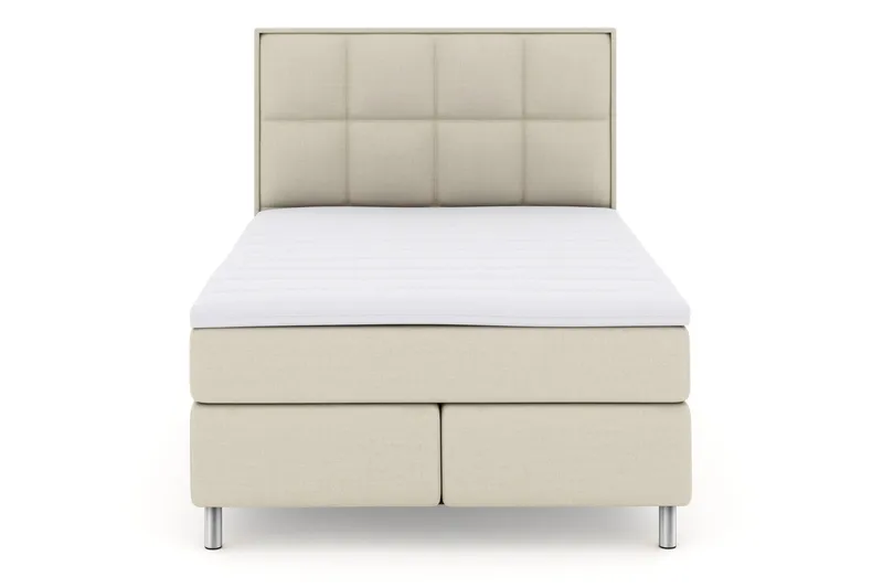 Select No 3 Komplett Sängpaket 140x200 Fast - Beige/Metall (Art.nr 247575) — Beige/Metall