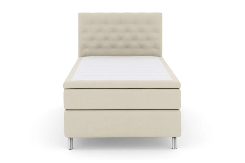 Select No 5 Komplett Sängpaket 120x200 Fast Watergel - Beige/Metall (Art.nr 252131) — Beige/Metall