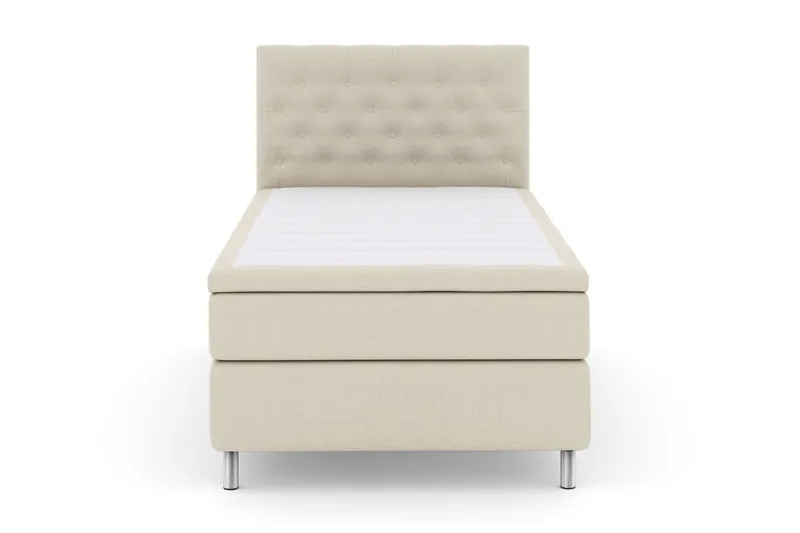 Select No 5 Kontinentalsäng 120x200 Fast Watergel - Beige/Metall — Beige/Metall