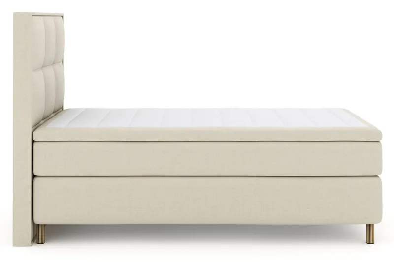 Select No 6 Komplett Sängpaket 120x200 Medium Watergel - Beige/Koppar (Art.nr 257611) — Beige/Koppar