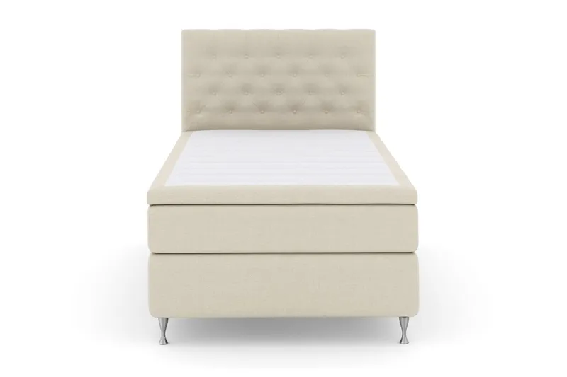 Select No 6 Komplett Sängpaket 120x200 Medium Watergel - Beige/Silver (Art.nr 254731) — Beige/Silver