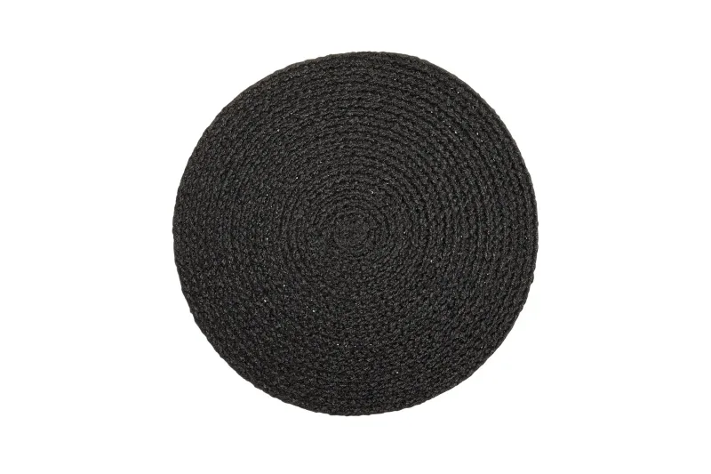 Seppo Tablett 38 cm Rund - Svart — Svart