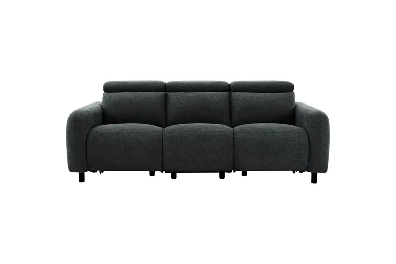 Skaane Reclinersoffa 3-sits - Grå (Art.nr 3116886) — Loft24