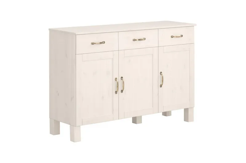 Skänk Alby 125x38x85 cm, Vit - 125x38x85 cm, Vit — Loft24