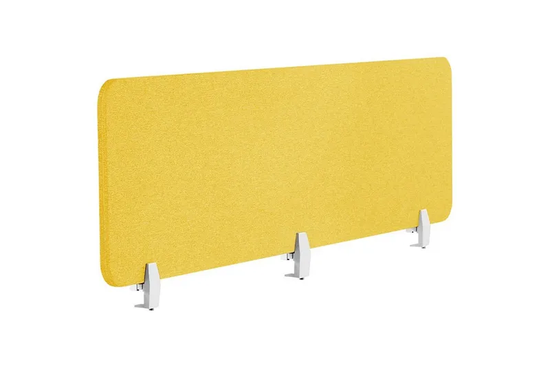 Skiljevägg för skrivbord Wally Gul, 180x2x40 cm - Gul, 180x2x40 cm — Gul, 180x2x40 cm