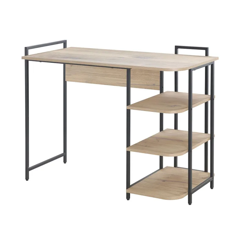 Skrivbord Lester Melamin 101,5x51,5x81 cm - ljust trä — ljust trä