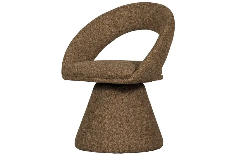 Snurrmatstol Vinter - Sand Melange — WOOOD