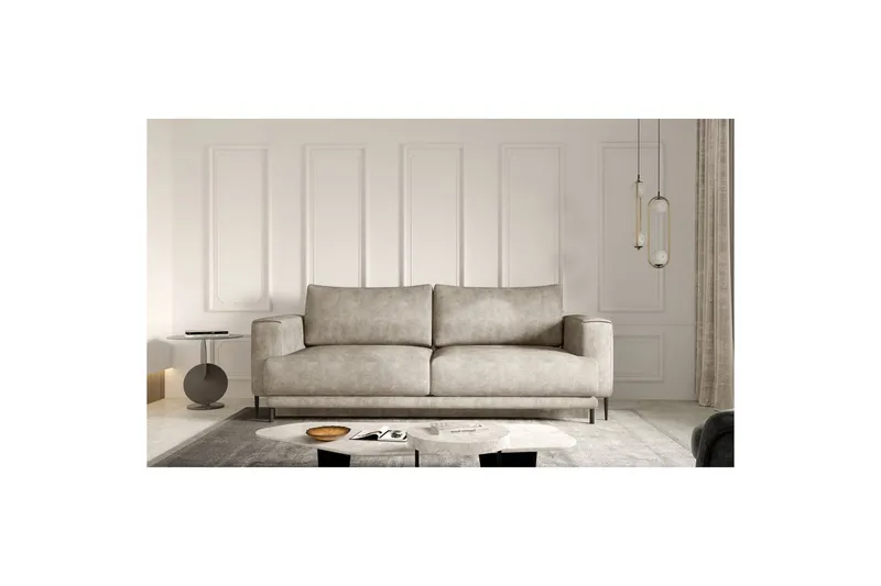 Soffa Eltap Dalia 248x84x95 cm - Leve 18, Beige — Leve 18, Beige