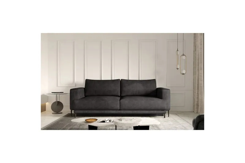 Soffa Eltap Dalia 248x84x95 cm - Leve 6, Mörkgrå — Leve 6, Mörkgrå
