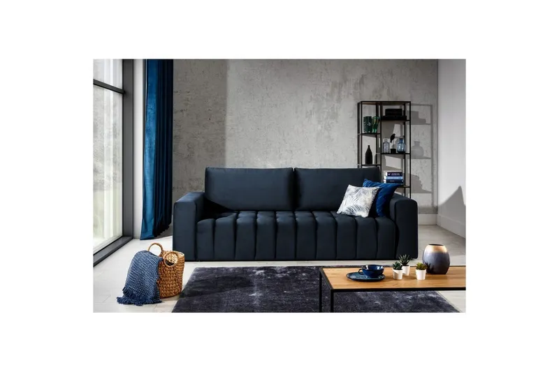 Soffa Eltap Lazaro 247x97x92 cm - Monolit 79, Mörkblå — Monolit 79, Mörkblå