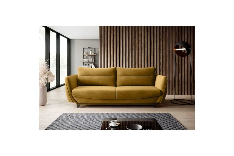 Soffa Eltap Silva 236x95x90 cm - Loco 45, Gul — Loco 45, Gul