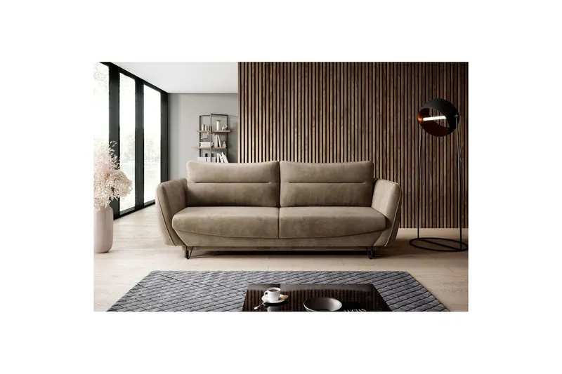 Soffa Eltap Silva 236x95x90 cm - Nube 20, Ljusbrun — Nube 20, Ljusbrun