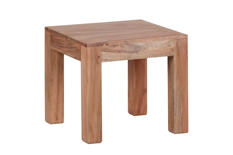 Soffbord Wohnling Massivt trä Lantstil Klassisk Handgjord 45x45 cm, Akacia - 45x45 cm, Akacia — Wohnling