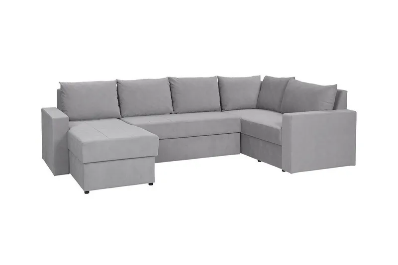 Staffin 4-sits Hörnbäddsoffa Ljusgrå (Art.nr 3020462)