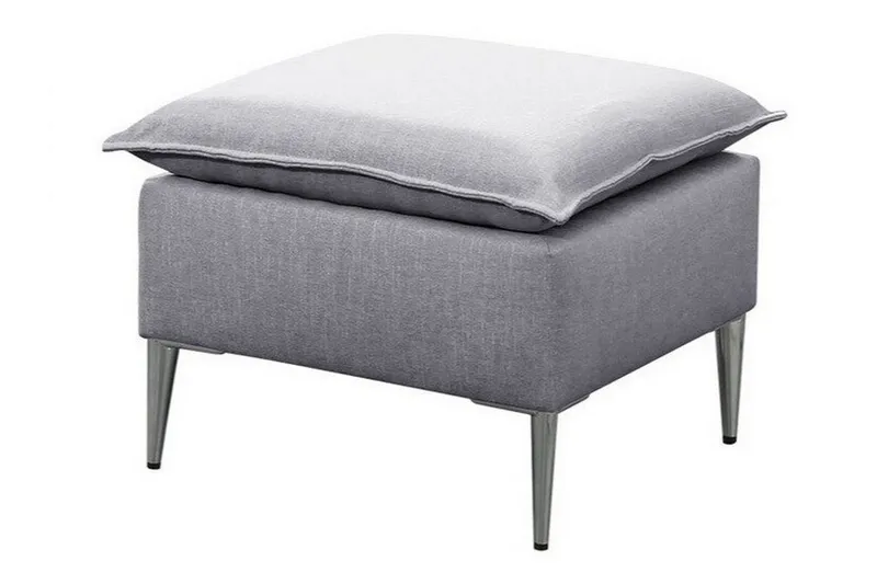 Staffin Fotpall 50 cm Light grey/Dark grey (Art.nr 3020448)