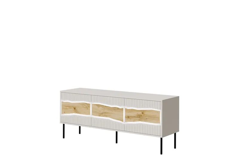 Stintino Tv-bänk 144x40 cm - Beige/Brun — Beige/Brun