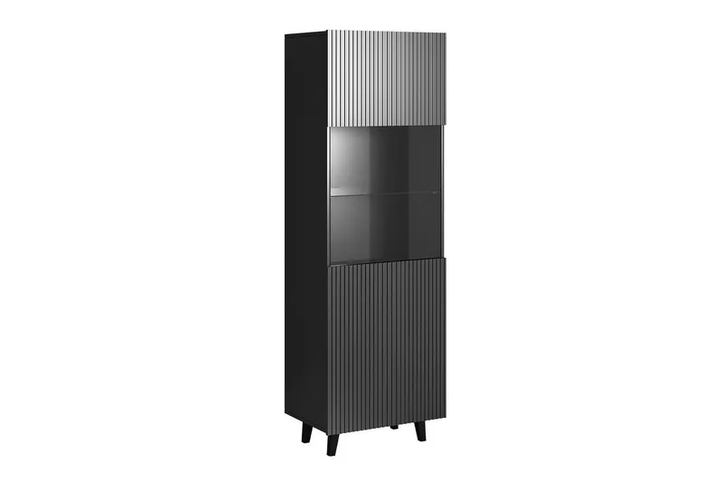 Strontian Vitrinskåp 183 cm Scandinavian Choice Anthracite/Black — Scandinavian Choice