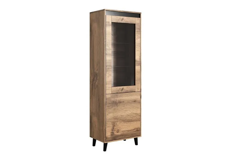 Strontian Vitrinskåp 183 cm Scandinavian Choice Anthracite — Scandinavian Choice