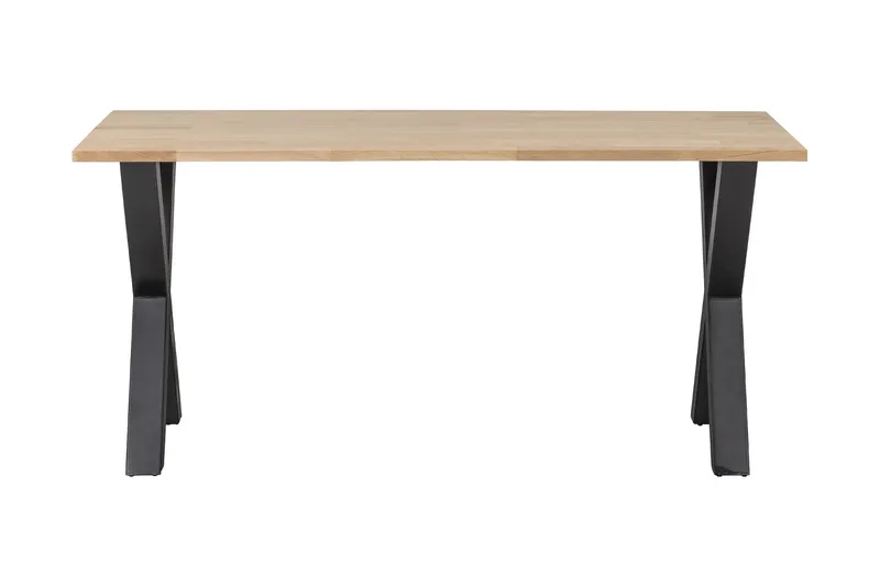 Tablo Matbord X-Formade Ben 180 cm Obehandlat - Ek/Svart — Ek/Svart
