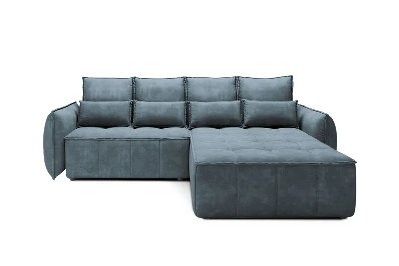 Takara Bäddsoffa med Divan 3-sits - Blå (Art.nr 3072891) — Blå