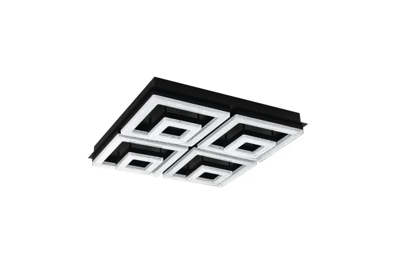 Taklampa Eglo Fradelo 1 520x520 mm - Svart — Eglo