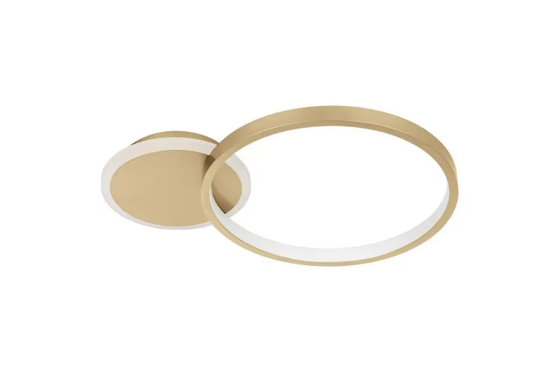 Taklampa Eglo Gafares Rund Guldfärgad/Vit - Guld/Vit — Eglo